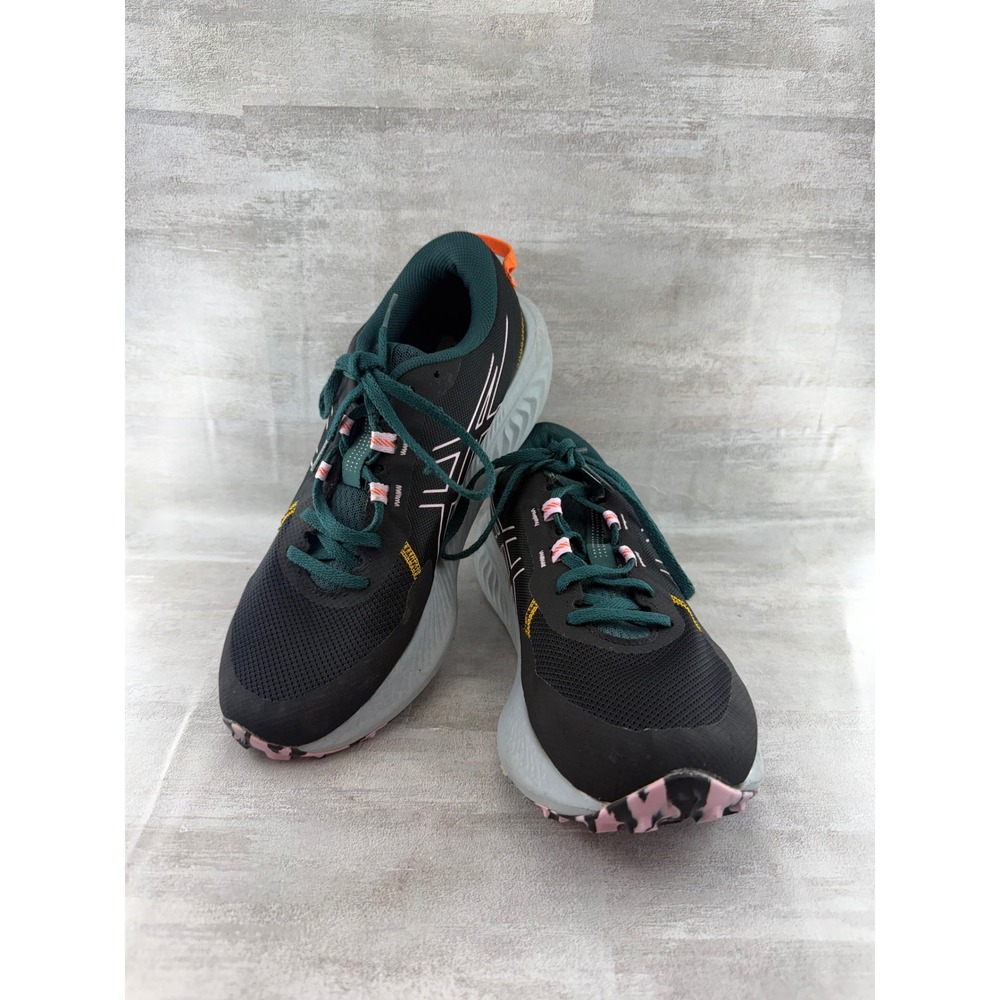 ASICS Gel-Excite Trail 2 Women Running Shoes Black Teal Orange 1012B412 Size 10